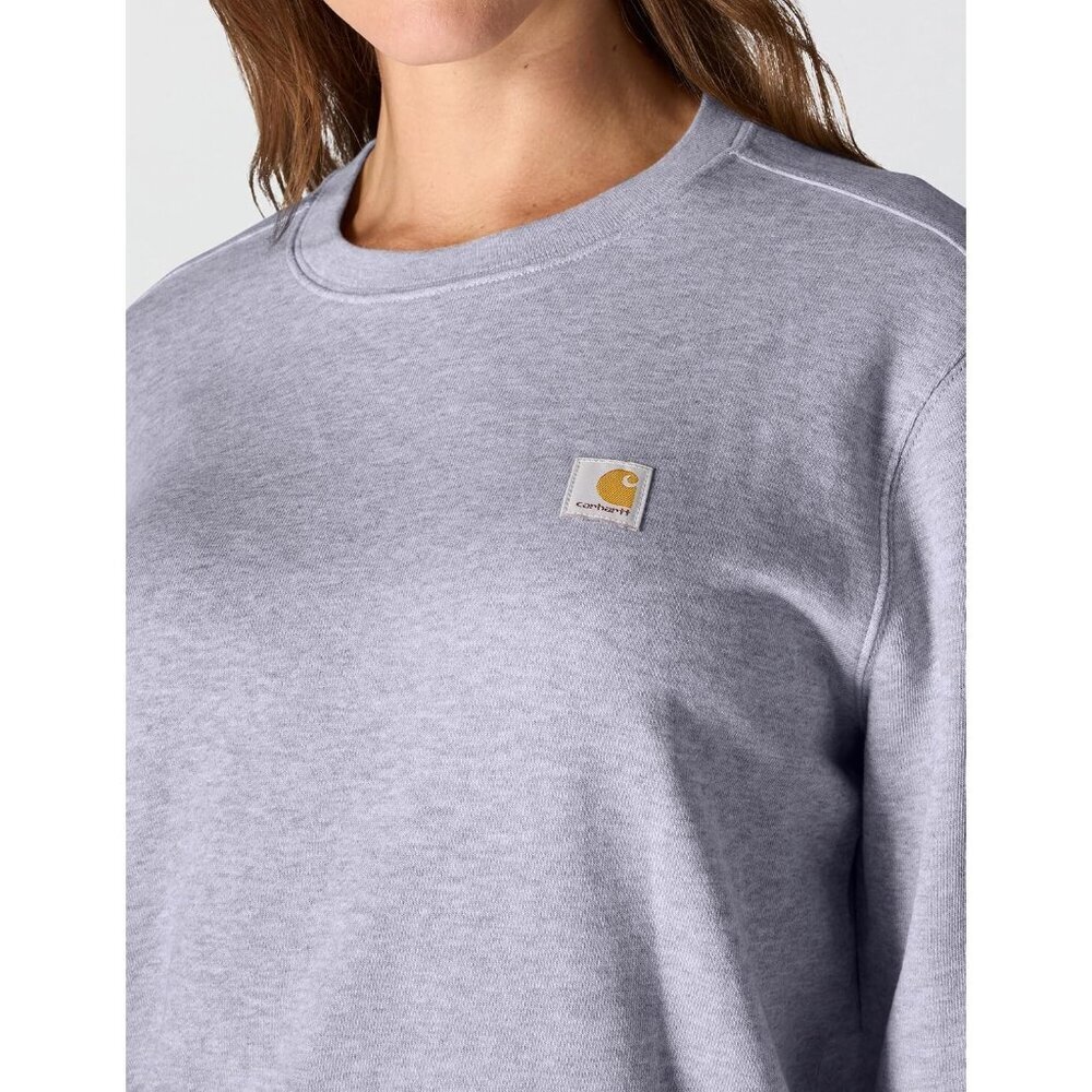 Women's Relaxed Fit Midweight French Terry Crewneck Sweatshirt - Picture 5 of 6